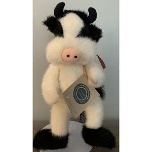 JB Bean Boyds  BESSIE MOOSTEIN COW BULL (OLD FACE) 1991 (?)  11" w TAG